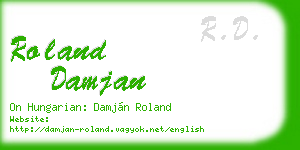 roland damjan business card